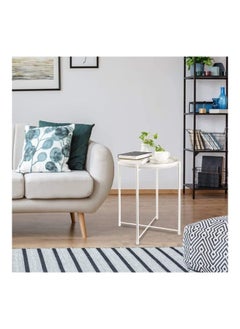 XiuWoo Round Tray Table Milk White  - Image 5