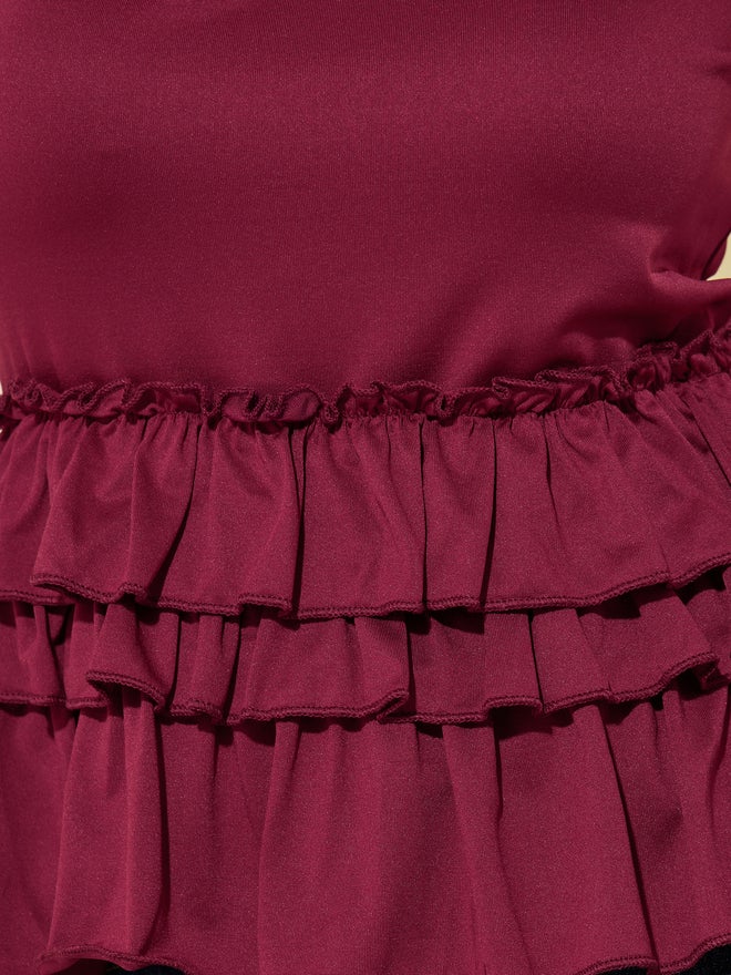 تايك تو بلوزة كامي بدون أكمام بكشكشة من ستايلي - Image 3