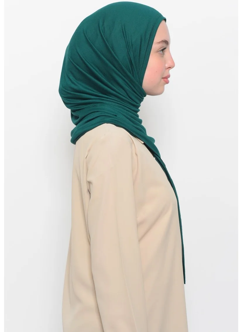 التوبة Ready Practical Interlocking Luxury Organic Plain Combed Cotton Shawl Cross Aligned - Green