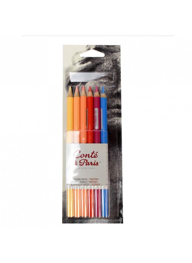 Conté à Paris Pastel Pencils with 6 Count Portrait Colors - pzsku/Z0C70F83705676AD6EA3FZ/45/_/1731078044/bab063d1-c0d3-4e34-9a04-37cc1275e552