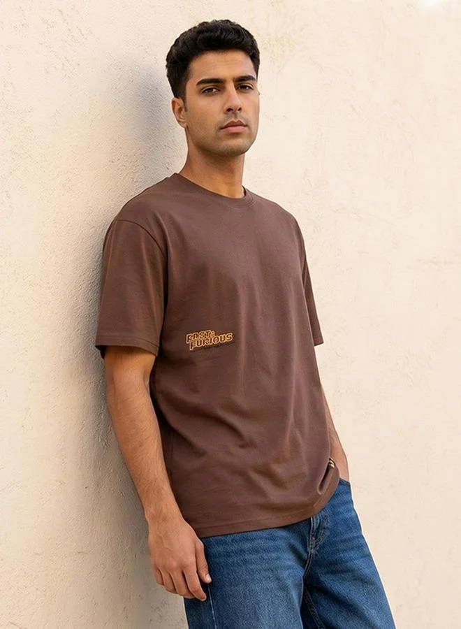 اس بي كاركترز Fast and Furious Regular Fit Crew Neck Short Sleeves Printed T shirt