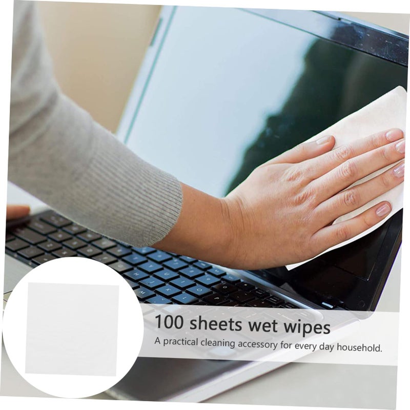 White Superfine Fiber Lens Wiping Cloth 100pcs Reusable Microfiber Cleaning Cloths - Image 4