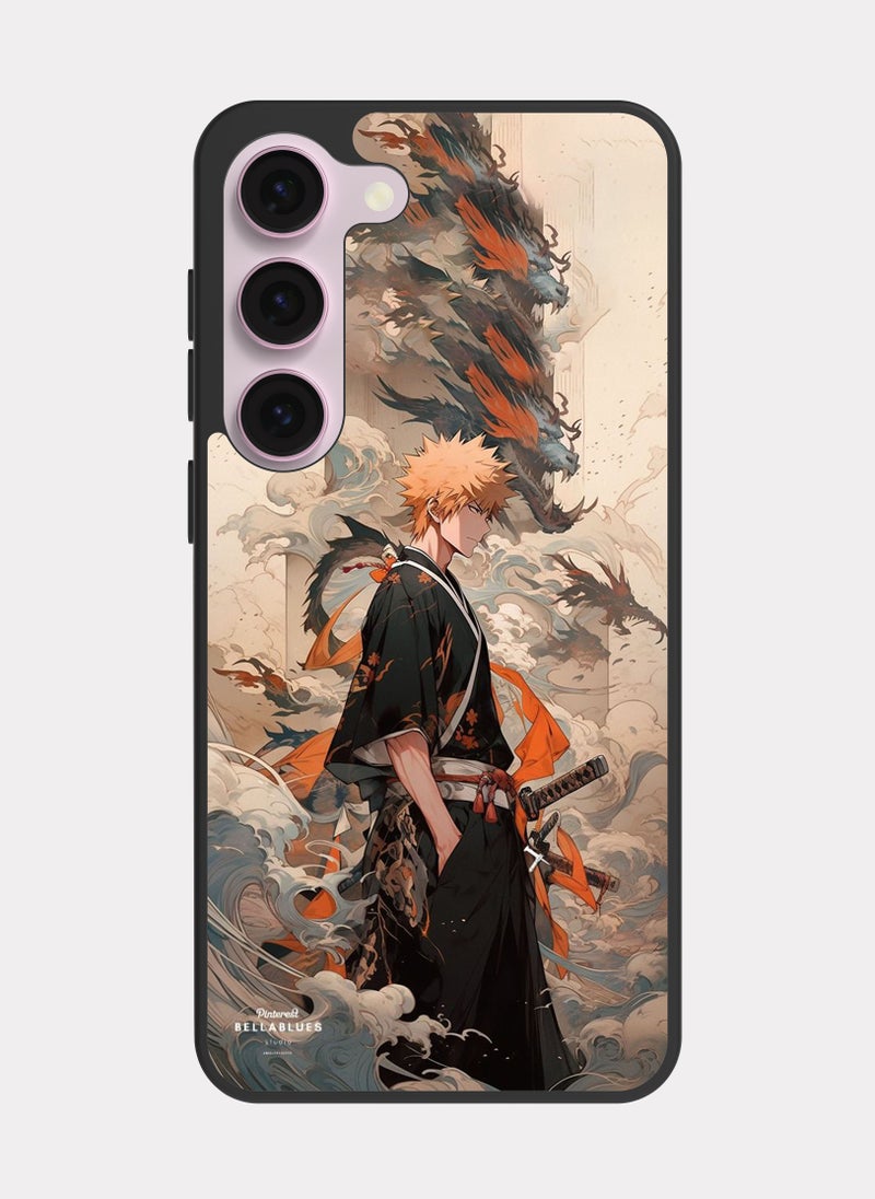 بكسلات كفر سامسونج جالكسي اس 23 بليتش إيتشيغو كوروساكي متعدد الالوان - Image 1