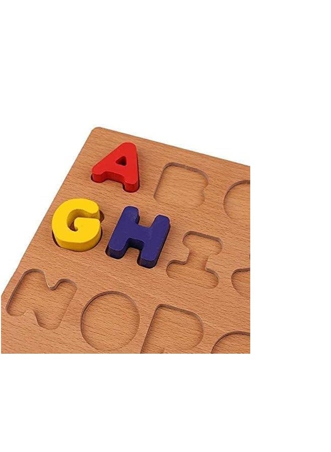 ألعاب تعليمية للأطفال من Play2Learn، ألواح خشبية بأحرف ABC، متعددة الأحجام (أحرف كبيرة) - Image 3