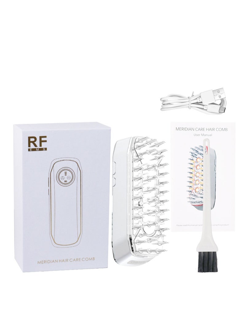 general Home Scalp Massage Comb Electric Head Meridian Massage Comb Far-infrared Light Guide to Apply Medicine - Image 1