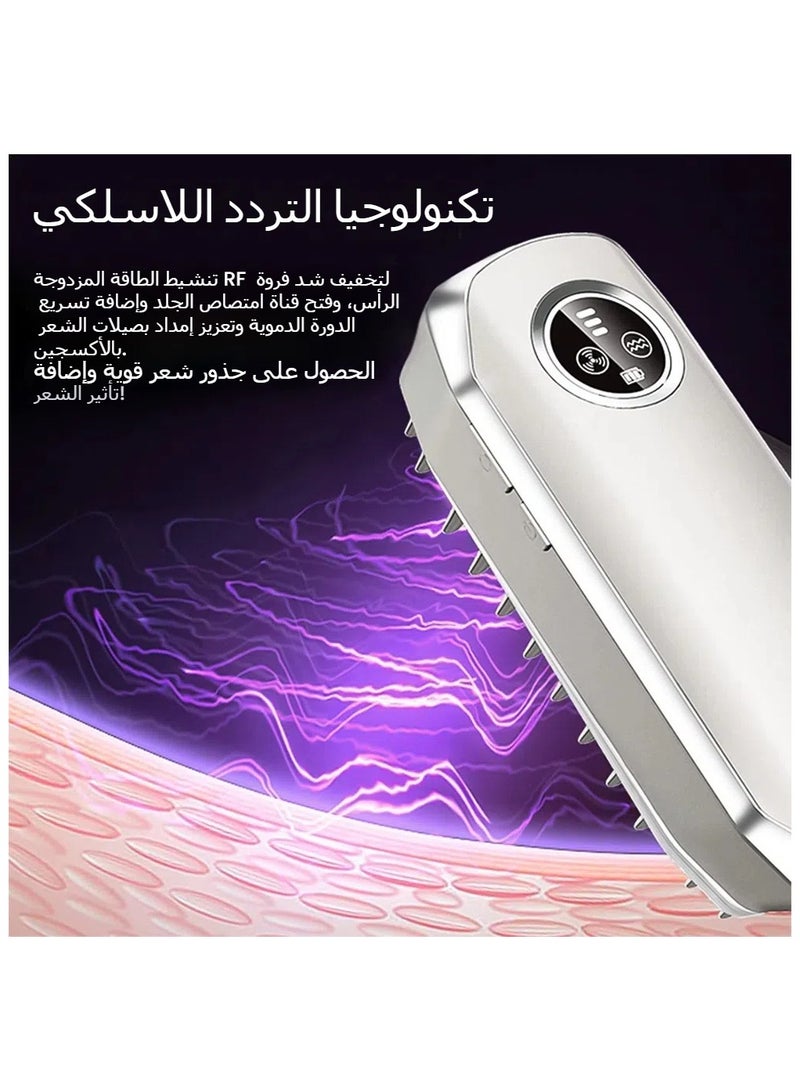 general Home Scalp Massage Comb Electric Head Meridian Massage Comb Far-infrared Light Guide to Apply Medicine - Image 4