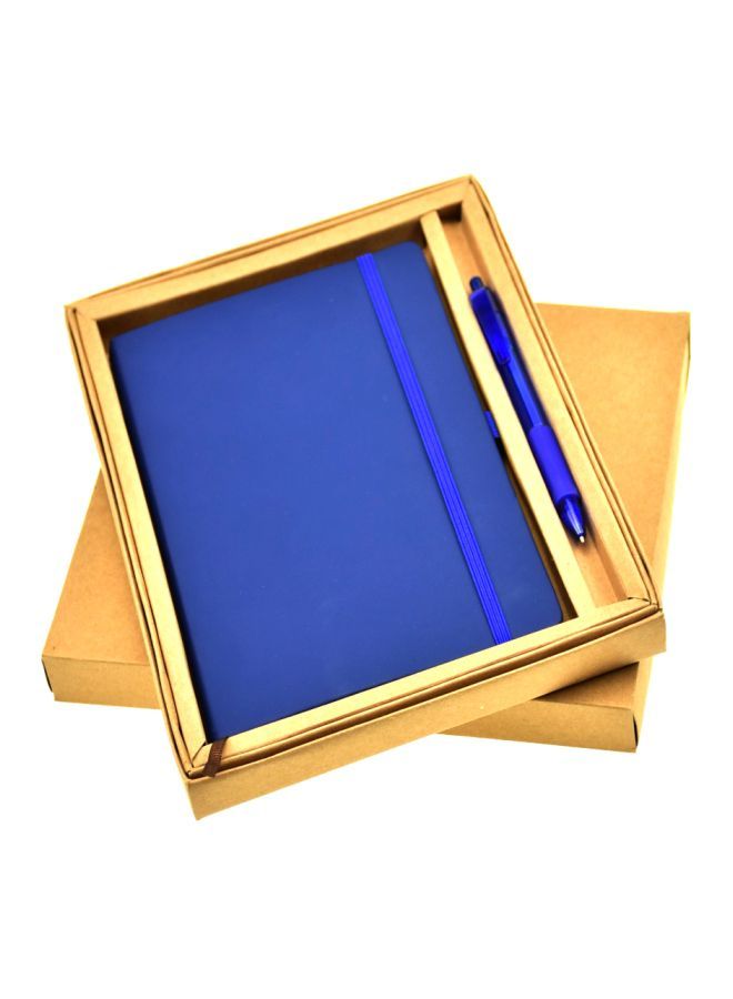 NIBEMINENT Note Book With Ball Pen Set Blue - Image 1