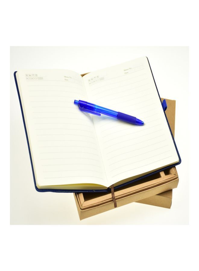 NIBEMINENT Note Book With Ball Pen Set Blue - Image 3