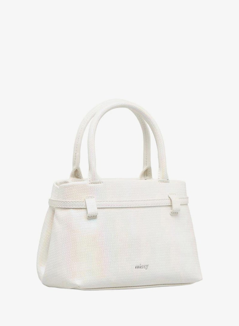 MISSY Embellished Tote Bag with Double Handle - Image 4