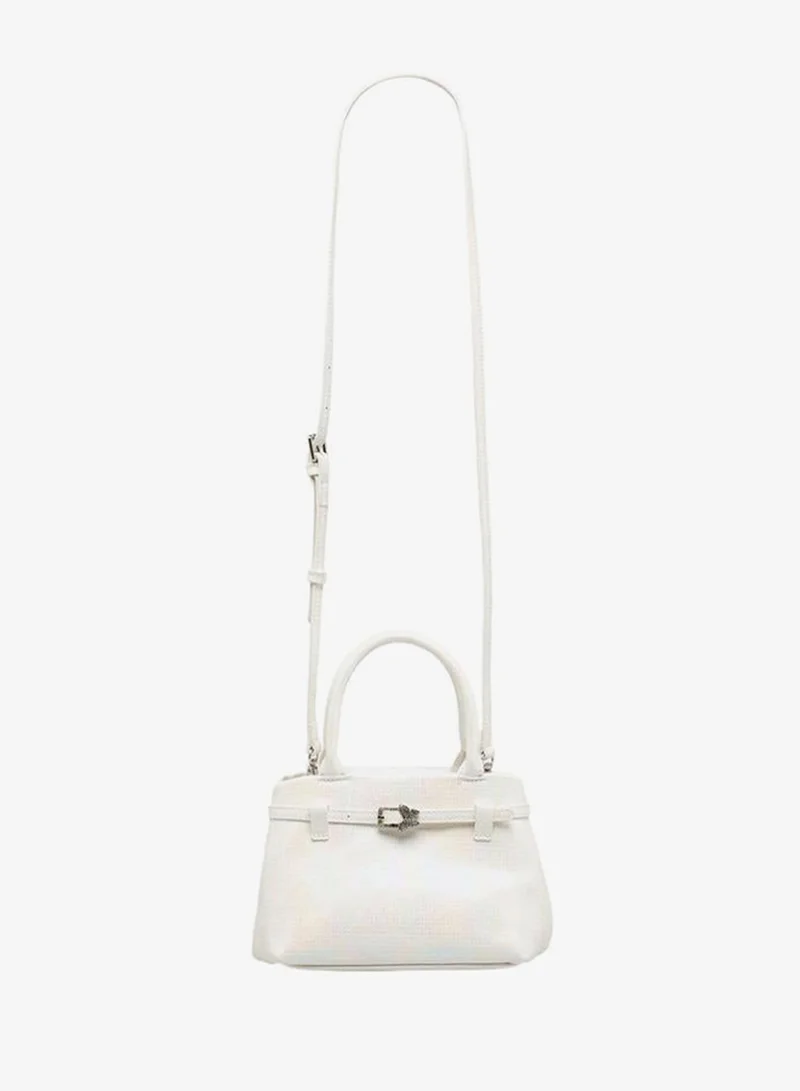 MISSY WHITE Embellished Tote Bag with Double Handle Ramadan Collection for Women | Best Price UAE