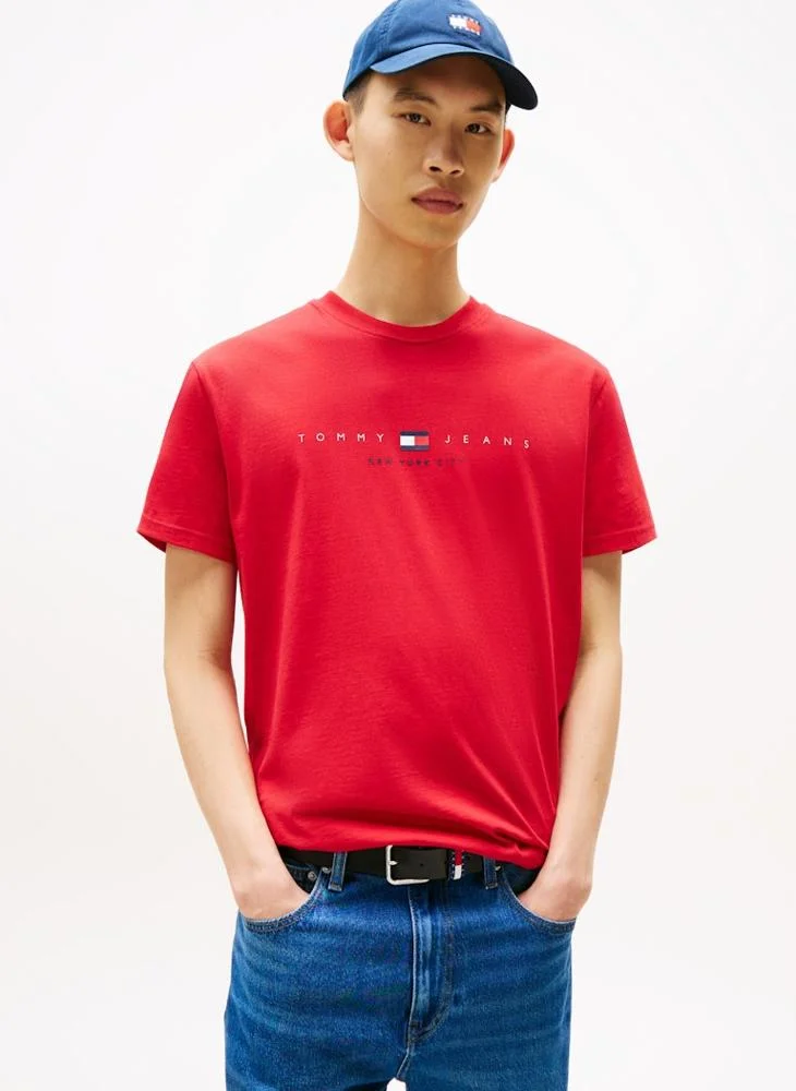 تومي جينز Americana Regular Fit Short Sleeve T-Shirt