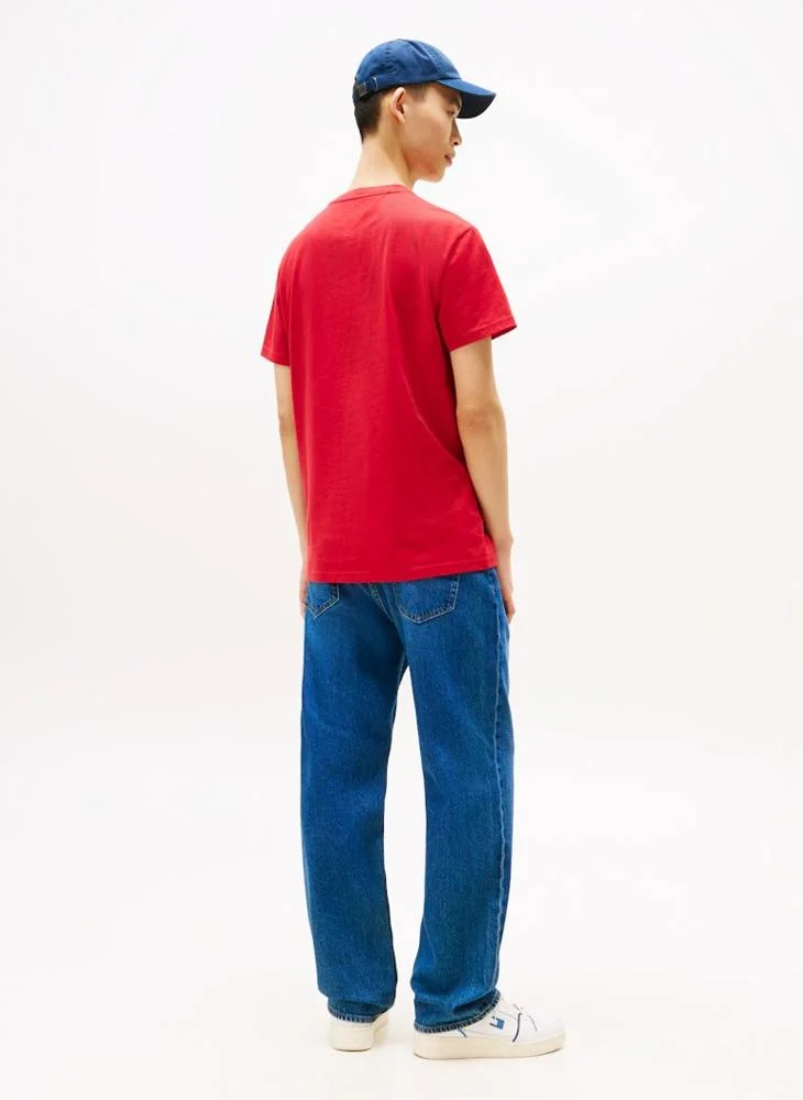 تومي جينز Americana Regular Fit Short Sleeve T-Shirt