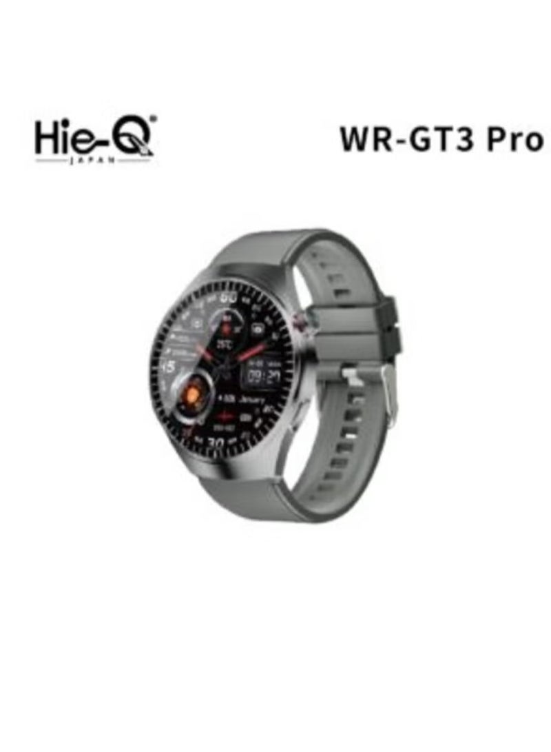 Hie-Q Smart Watch WR-GT3 Pro – 1.43 Inch AMOLED Display, Fitness Tracker, Heart Rate & Sleep Monitor, Waterproof, Multi-Sport Modes, Smart Notifications, Long Battery Life - Image 1