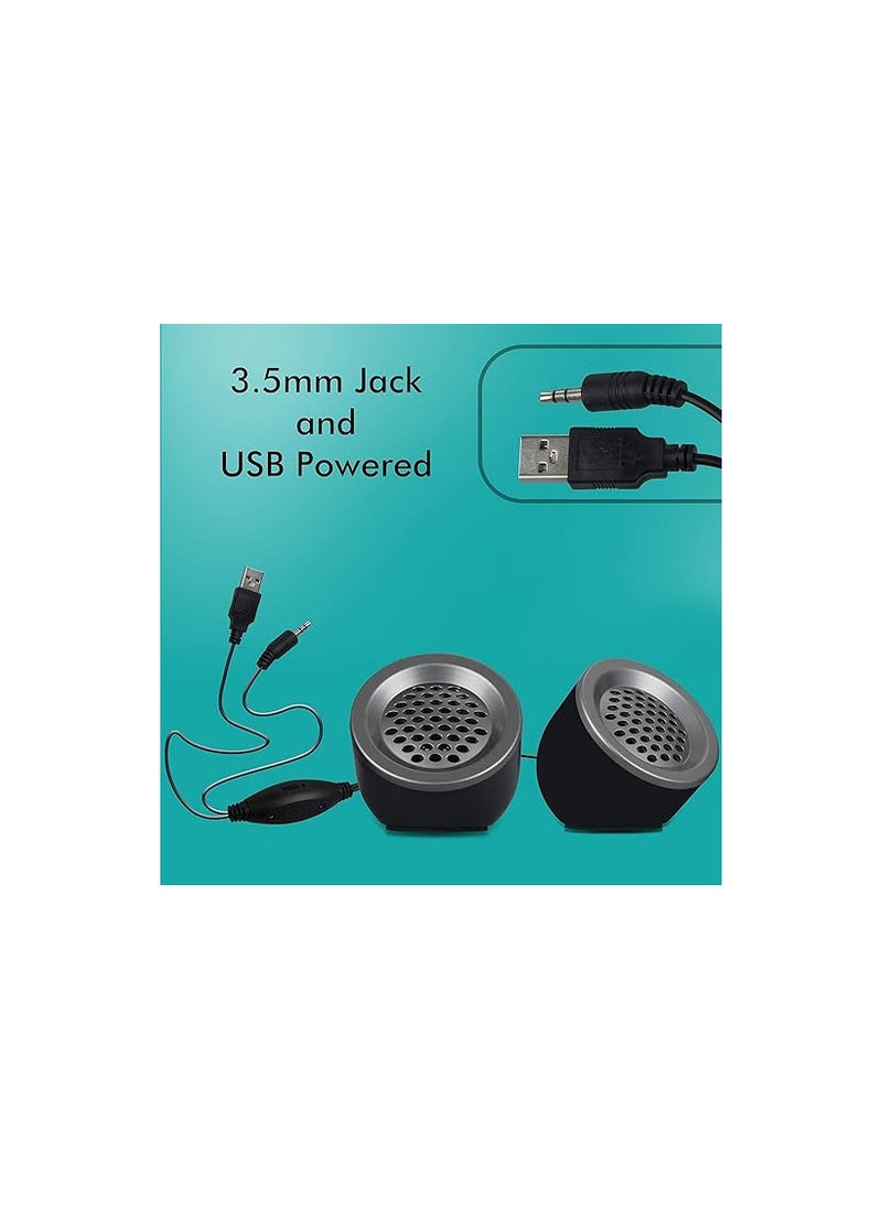 ZEBRONICS - ZEBRONICS Zeb-Pluto 2.0 Multimedia Speaker with Aux Connectivity,USB Powered and Volume Control - Image 1