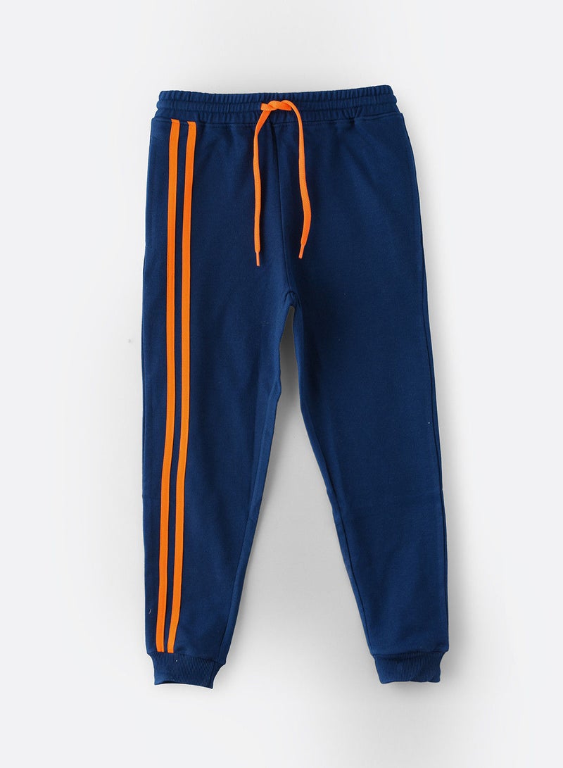 JAM Knit jogger with stripe at side seam - Image 1