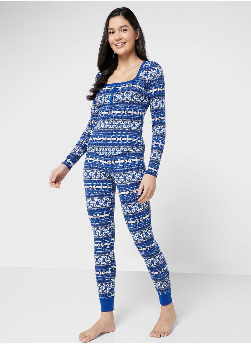 La Senza - Printed  Pyjama Top - Image 1
