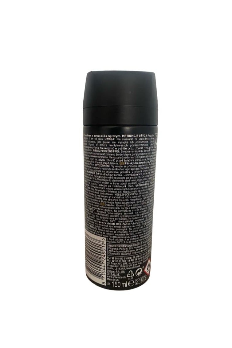 Axe 48 Hours Non Stop Fresh Body Spray Gold 150ml (Pack of 6) - Image 3