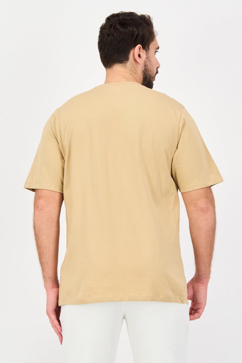 Champion Men Sportswear Fit Short Sleeve Outdoor T-Shirt, Tan - Image 2
