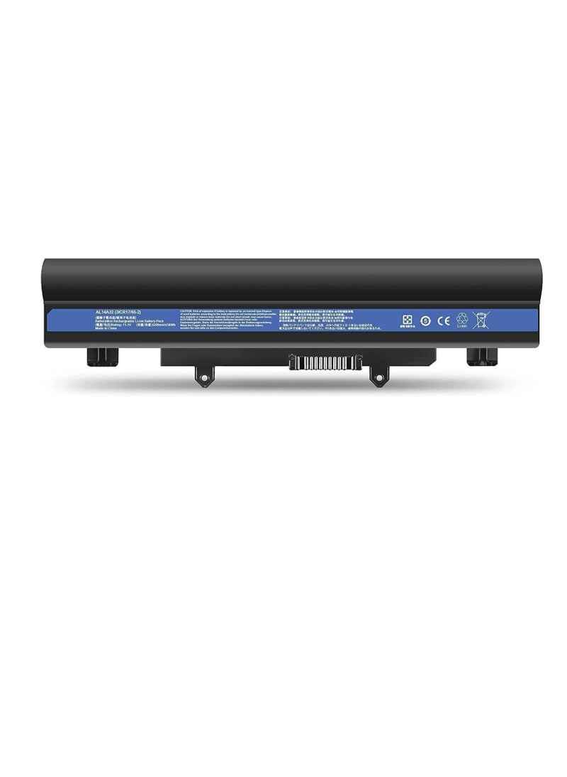 Generic - New AL14A32 Laptop Battery Replacement for Acer Aspire E1-571 E5-571 E5-411 E5-421 E5-511 E5-521 V3-472 V3-572 E14 E15 Touch Extensa 2509 2510 - Image 1