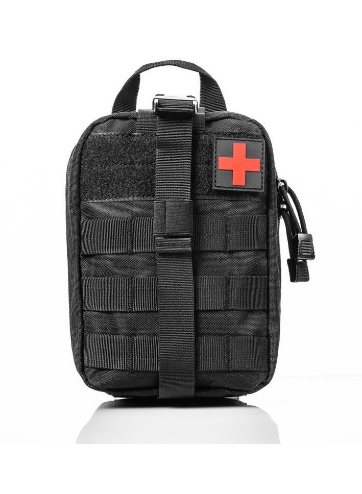 AROAQ First Aid Bag, Tactical Medical Pouch, Waterproof Lightweight  First Aid Kit Medical Bag, Emergency Survival Kit Bag For Hiking Travel Home Emergency Treatment Case, ( Black  ) - Image 1