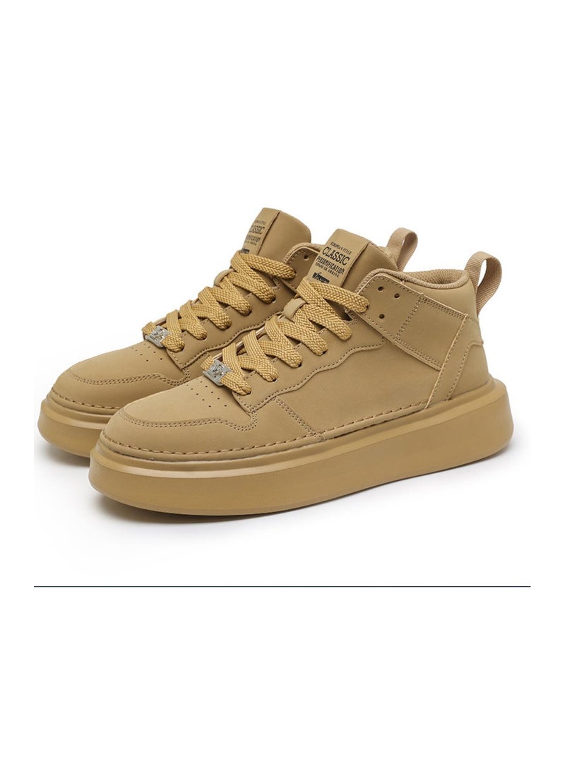 KUYING - Men's New Mid Top Sports Casual Board Shoes - Image 1