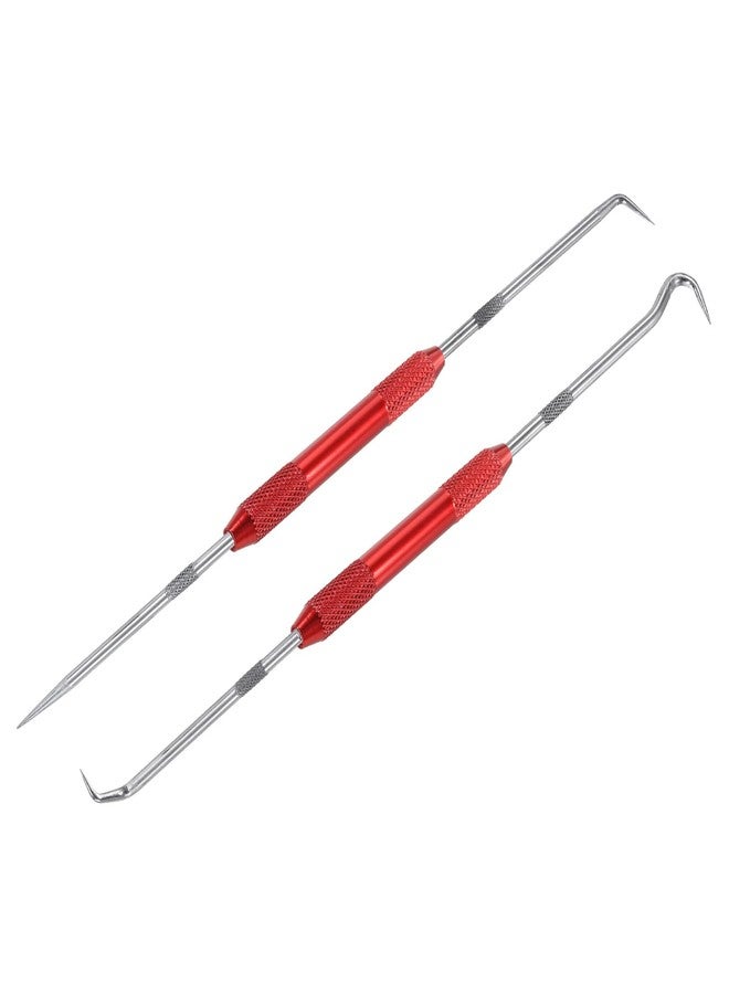 PATIKIL Hook and Pick Tool Set, Straight 90 Degree Tip 45 Degree Tip Full Hook Double Pointed Scriber for Removing Precision Oil Seal Gasket - Image 1