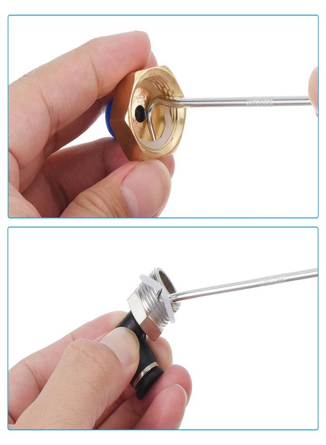 PATIKIL Hook and Pick Tool Set, Straight 90 Degree Tip 45 Degree Tip Full Hook Double Pointed Scriber for Removing Precision Oil Seal Gasket - Image 5