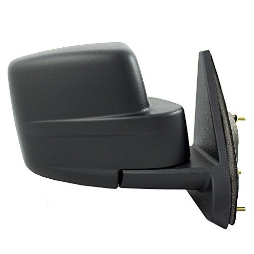 Brock Replacement Passenger Manual Side View Mirror Textured Black Compatible with 2007-2017 Patriot 5155456AK - Image 2