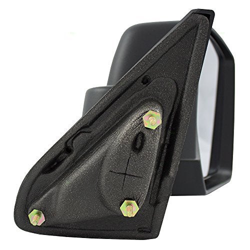 Brock Replacement Passenger Manual Side View Mirror Textured Black Compatible with 2007-2017 Patriot 5155456AK - Image 3