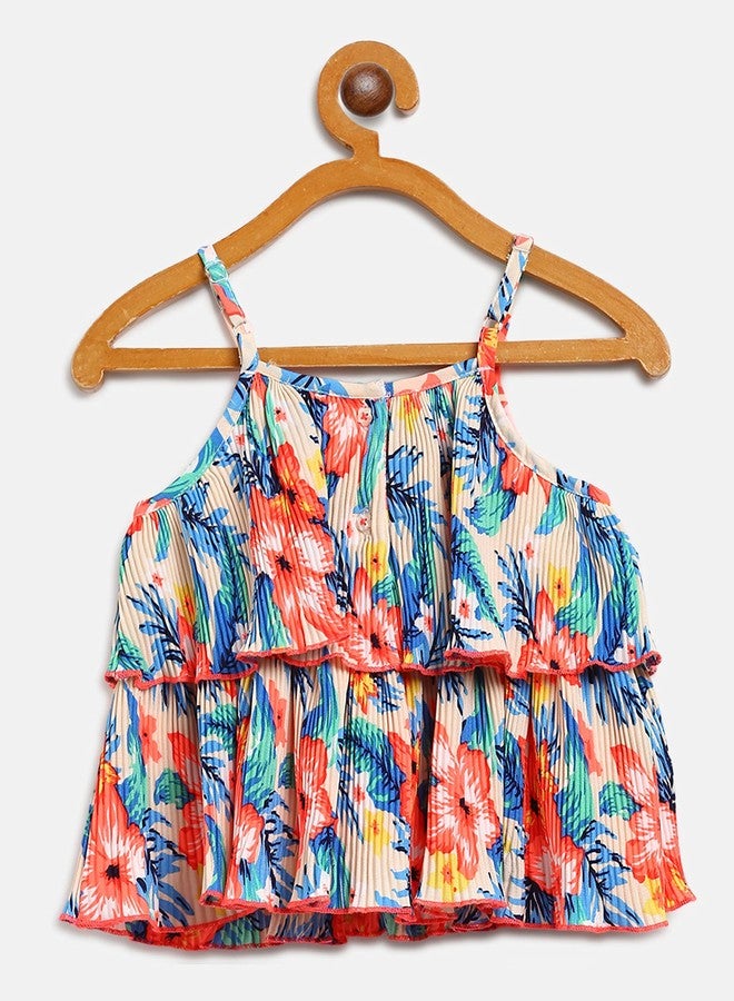 Nautinati Infant Girls Printed Top and Shorts Set | Cotton Blend |Age 0 -3 Years - Image 3