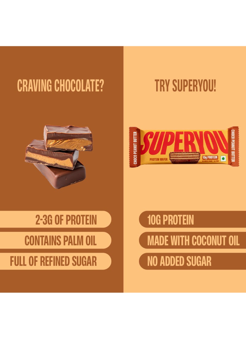 SuperYou Chocolate Peanut Protein Wafer Bar - Image 3