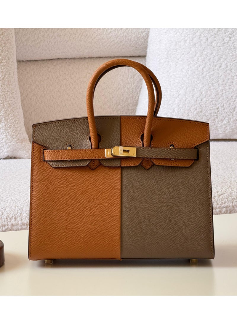 Luxury Leather Tote Bag High-End Material 