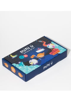 mini-u Bath Bomb Gift Set: Includes 1 Cloud Bath Bomb (150g), 1 Moon Bath Bomb (150g), 1 Star Bath Bomb (120g), and 1 Rocket Bath Bomb (120g) - Perfect for a Fun and Relaxing Bath Time Experience  - Image 3