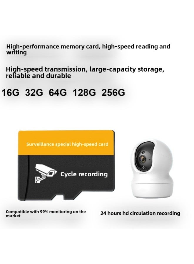 32GB memory card, suitable for memory card monitoring, general high-speed memory cards, cameras, game consoles, etc., special specifications - color: black - capacity: 32GB - Image 1