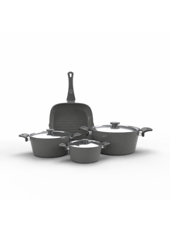 توب شيف مجموعة من 7 قطع أواني طهي من الجرانيت - Image 1