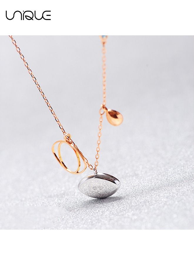 Unique Necklaces - Crystal Eye Necklaces - Rose Gold Necklaces - Fashion Simplicity - Gifts for Women - Image 5