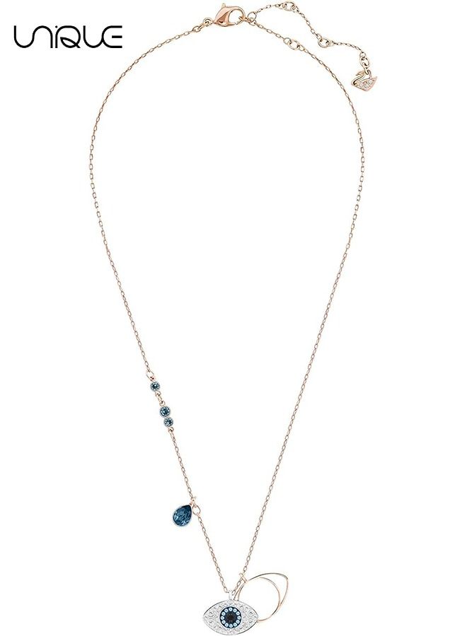 Unique Necklaces - Crystal Eye Necklaces - Rose Gold Necklaces - Fashion Simplicity - Gifts for Women - Image 2
