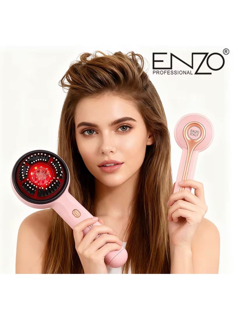 ENZO Professional EN‑4004 Scalp Head Massager Comb – Electric Hair & Head Massager for Stress Relief, Hair Growth, Dandruff & Scalp Stimulation -... - Image 2