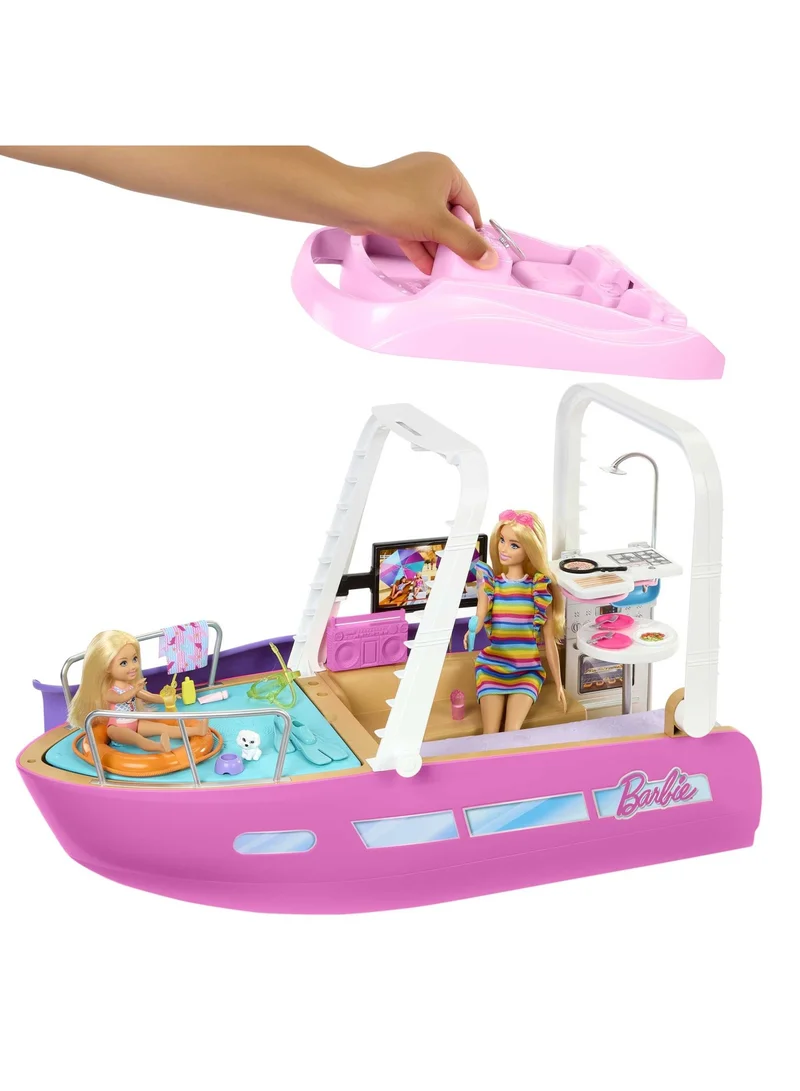 Barbie Dream Boat Playset with Pool, Slide and 20+ Accessories