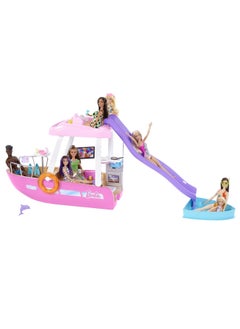 Barbie مجموعة لعب قارب الأحلام 20 قطعة  - Image 3