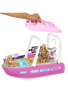 Barbie مجموعة لعب قارب الأحلام 20 قطعة  - Image 5