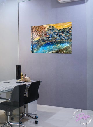 Multicolor Mountain Abstract Painting Decorative Wall Art Wall Decor Card Board MDF Home Decor for Living Room, Drawing Room, Office Room and Bedroom 60CM x 40CM - pzsku/Z0C72763665ED339D4D7AZ/45/_/1705904719/6d5c7684-43e9-400e-97fa-6a58322a1cad