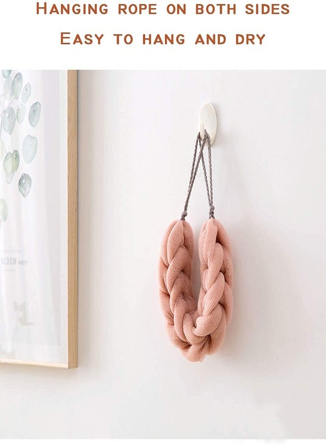 SUNBIRD :- 2Pcs Long Stretch Back Sponge with Rope Handles Back Scrubber Bath Shower Mesh Sponge Exfoliating Body Scrub - Image 5