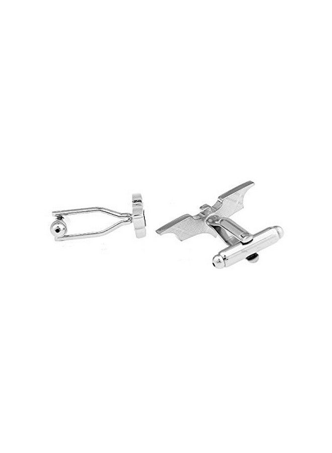 IGAME Bat Cuff Links Black Color Movie Superheroes Design Cufflinks With Gift Box - Image 4