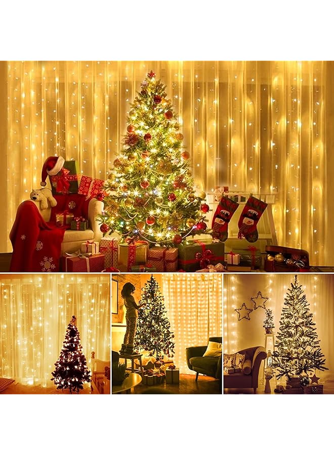 إيروريكس ستارة خيطية مقاومة للماء للنافذة مزودة بمصابيح LED USB لتزيين الجنيات مع جهاز تحكم عن بعد 1X3 متر - Image 4