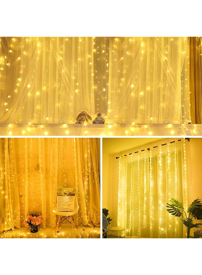 إيروريكس ستارة خيطية مقاومة للماء للنافذة مزودة بمصابيح LED USB لتزيين الجنيات مع جهاز تحكم عن بعد 1X3 متر - Image 2