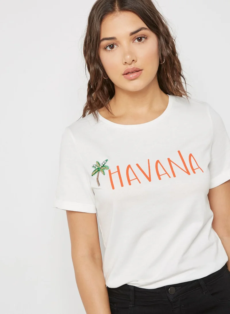 DOROTHY PERKINS Slogan T-Shirt
