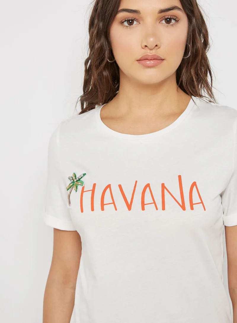 DOROTHY PERKINS Slogan T-Shirt