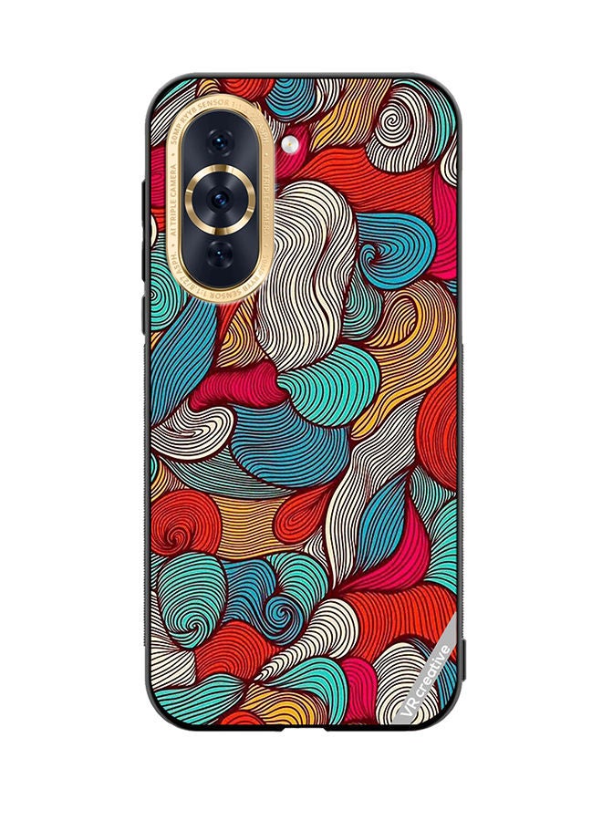 VR CREATIVE Protective Case Cover For Huawei Nova 10 Flower Design Multicolour - Image 1