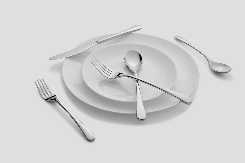 Cambridge Silversmiths Xyla Mirror 20Piece Flatware Set Service for 4 - Image 3